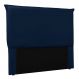 Cabeceira Casal 1,40m Barcelona Suede Azul Marinho - Pallazio