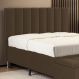 Cabeceira Nashira 195 para Cama King N-029 Veludo Capuccino Aradecor