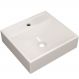Cuba de Apoio Quadrada Para Banheiro Lavabo C01 Q39W Bege - Lyam Decor