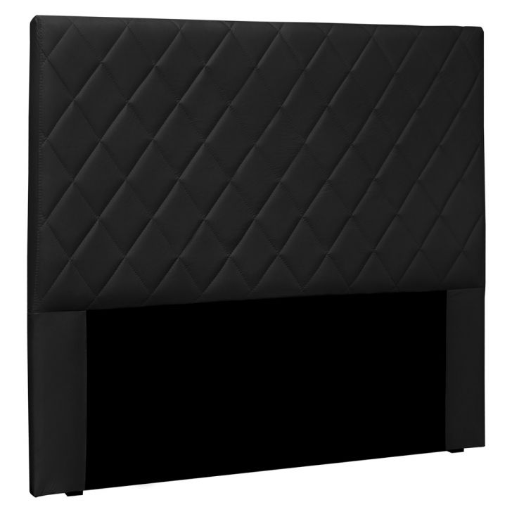 Cabeceira Estofada Cama Box Casal Queen Size Esmeralda 160cm Corano Preto - Desk Design