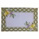 Lugar Americano mesa tecido premium decorado 50x37 Limões