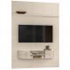 Painel Bancada Tv 65 Pol 244x179cm Monte Carlo Calacata Off White MADETEC