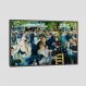 Quadro Renoir O Baile Em Moulin De La Galette Tela Moldura Preta 95X63Cm