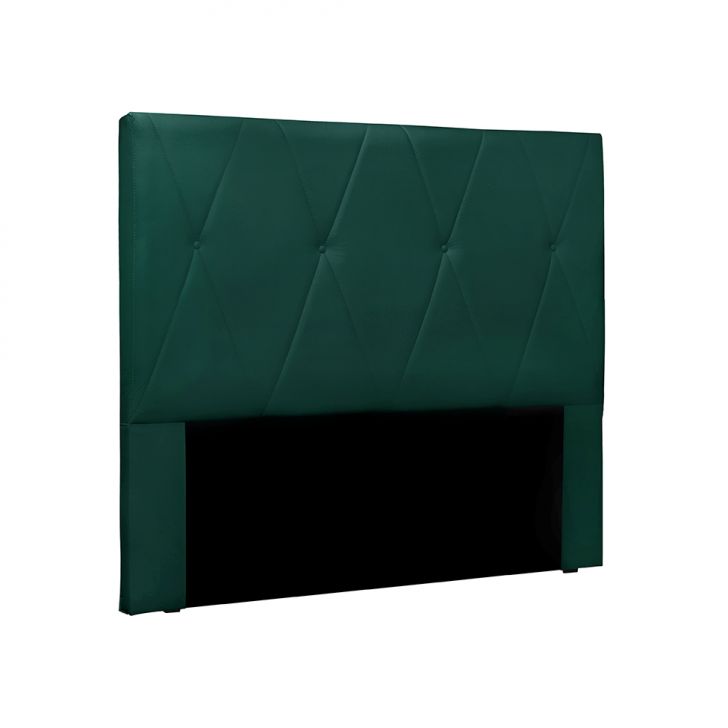Cabeceira King Aquilla Veludo Verde