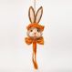 Coelho de Páscoa Pendente Enfeite Decoração Coelhinho Laranja 60cm