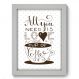 Quadro Decorativo - All You Need - 140qdrb