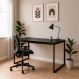 Mesa de Escritório Workspace Preta 150 cm