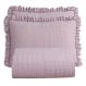 Colcha King Malvinni Micropercal 300 Fios 3 Peças - Malva