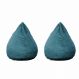 Conjunto com 2 Puffs Confort Pêra Blue Crush