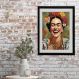 Quadro Frida Gargalhando - 60x48cm