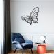 Quadro Escultura Borboleta One Line 90x85 Preto