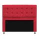 Cabeceira Copenhague 195 cm King Size Suede Vermelho - Amarena Móveis