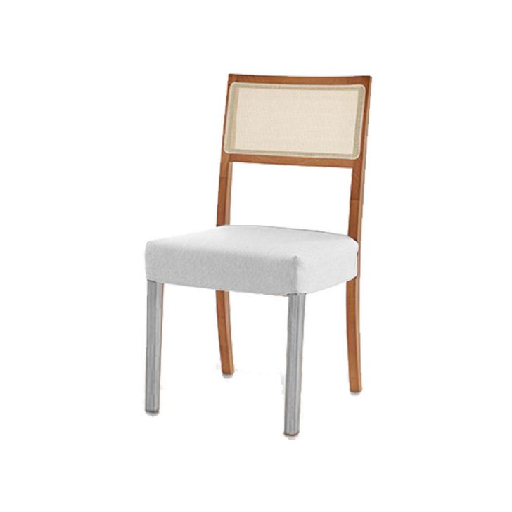 Encosto Aberto Palha Iguatemi Madeira Maciça Avelã