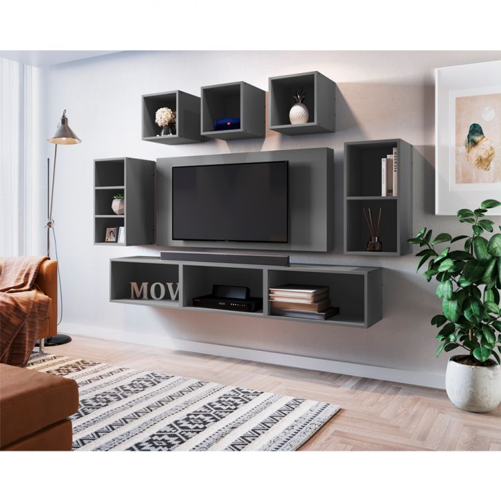 Painel para TV até 40 Polegadas Mov Grafite