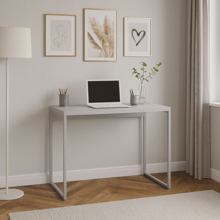 Escrivaninha Nanda Branca 90 cm