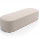 Puff Decorativo Orgânico para Living Quarto 195cm Doha W01 Bouclê Creme - Lyam Decor