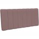 Cabeceira Cama Box Painel Queen 160 cm Dubai W01 Suede Rosê - Lyam Decor