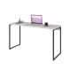 Mesa Para Escritório e Home Office Industrial Aspen 135 cm C01 Snow - Lyam Decor
