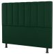Cabeceira Cama Box Casal Cora 140cm Suede Verde - Desk Design