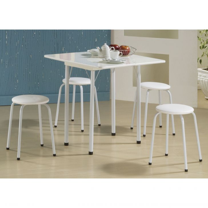 Conjunto de Mesa e 4 Mochos Nadia Branco
