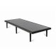 Base para Cama Box Solteiro King Float Mescla Chumbo