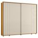Guarda Roupa Casal 278cm Com 2 Portas Mya Off/Cinamomo Z10 - Mpozenato