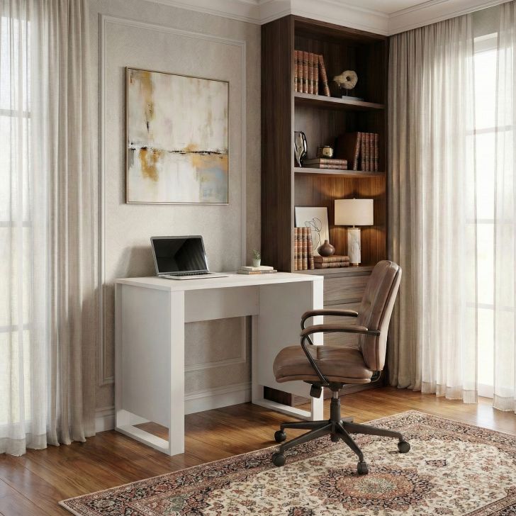 Escrivaninha Morada Branca