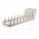 Suporte Para Escorrer Água De Pratos E Copos Branco 39x13cm