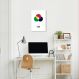 Quadro Sistema de Cores RGB 86x60 Caixa Branco