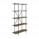 Estante Tube Industrial 5 Prateleiras Estrutura Preto Fosco - Vermont