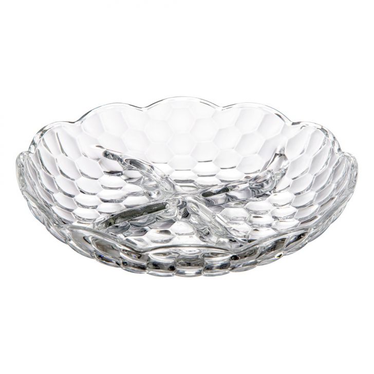 Petisqueira Full Transparente Martelada