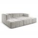 Sofá Box 3 Lugares - Bouclé Cinza