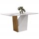 Mesa De Jantar 4 Lugares 120cm Venetti N02 Ypê/Off White - Mpozenato
