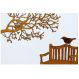 Quadro Decorativo Concept - Modelo Passaro livre - ME Criative - 60x40cm