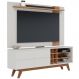 Rack Para Sala Makai com Painel Para TV 70 Pol Lara C04 Off White Matte Freijó - Lyam Decor