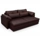 Sofá Retrátil Para Sala de Estar 3 Lugares 250cm Riza S03 Couro Caramelo - Lyam Decor