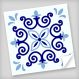 Adesivo para Azulejo Unitário Modelo 285-10x10cm