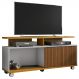 Rack Bancada Tv 52 Pol 136 cm Topazio Off White Naturalle BECHARA