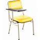 Cadeira Escolar Universitária para Auditórios Linha Hotel Smart Amarelo