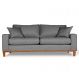 Sofa Living Istambul 3 Lugares Tecido Linho