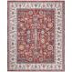Tapete para Sala Coliseo 04 Vermelho e Cinza 2,50X3,10M