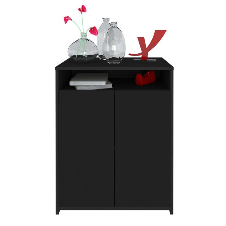 Armário de Escritório Cool  2 PT Preta