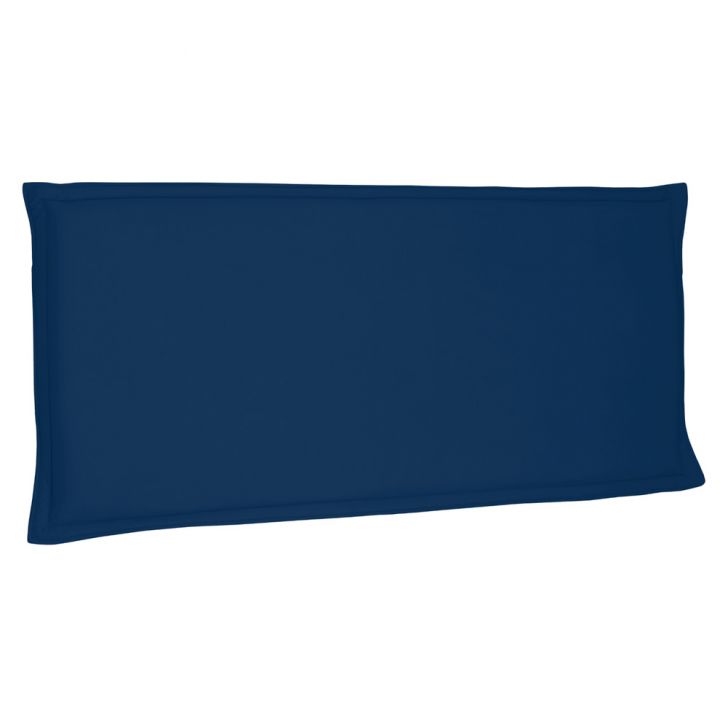 Cabeceira Painel Estofada Cama Box Casal Queen Veneza 160cm Suede Azul Marinho - Desk Design