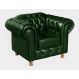 Poltrona Chesterfield Capitonê Luís Xv Com Molas - Couríssimo Verde