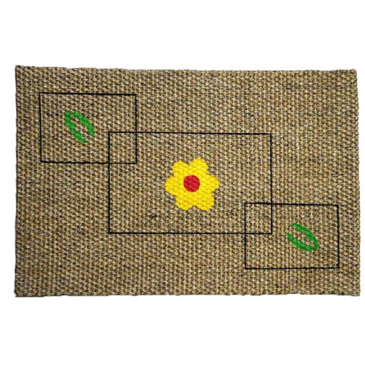 Capacho Pintado 40x60 Cm Camelo 140980 Apaeb