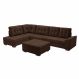 Image of Sofá de Canto Leblon Veludo Café MO895UP10RQNMOB