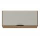Armário Aéreo Firenze 1 Porta 70cm Amêndola/Nude Prime - Demóbile