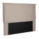 Cabeceira Casal Veneza Suede Bege