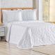 Cobre Leito Queen Bouti Mavie Floral Micropercal 180 Fios 3 Peças - Branco