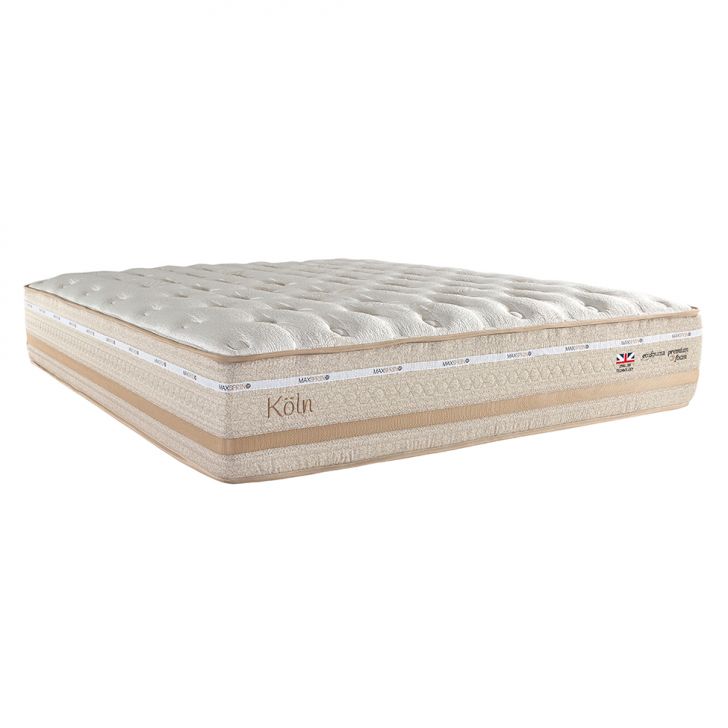 Image of Colchão King Koln Mola Maxspring (33x193x203) Creme E Branco PLA-HE037MA10CYZMOB